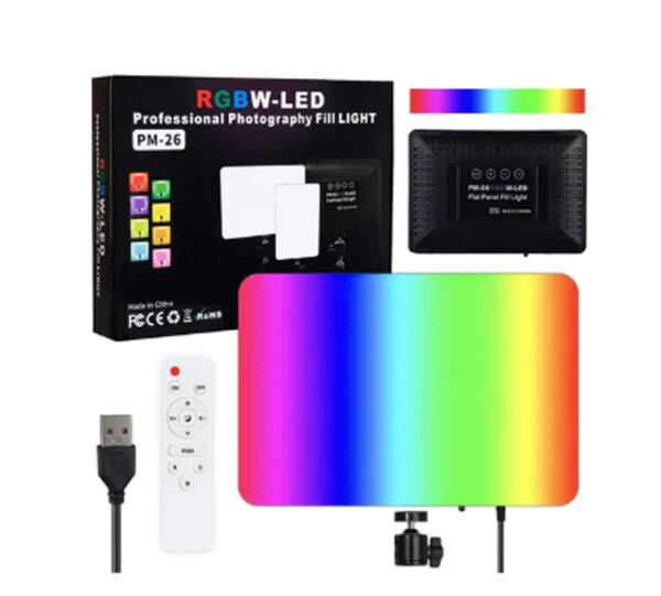Panneau LED PM-26 RGB avec Trépieds