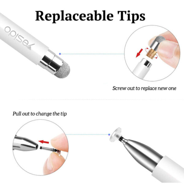 Stylo tactile pour Téléphones Android, IPhone Et IPad YESIDO ST02