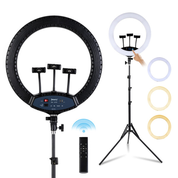 Ring Light JMARY FM-19R Avec Trépieds