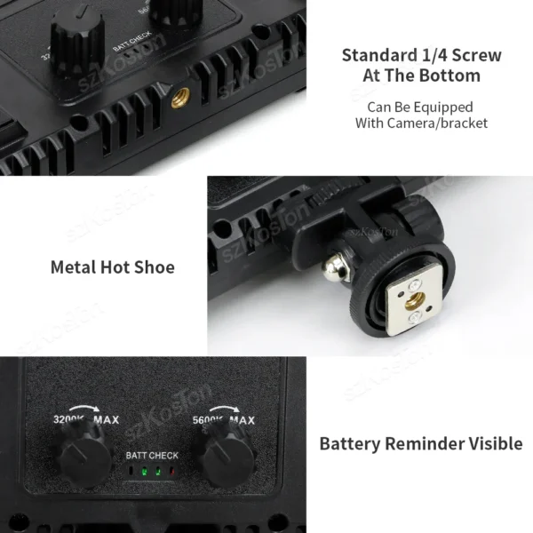 LED LIGHT KIT U600 RGB avec Trepied