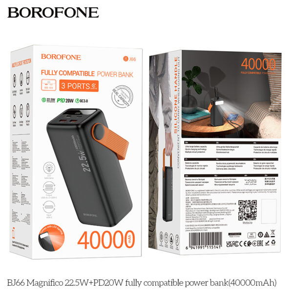 Power BanK BOROFONE BJ66 40000mAh