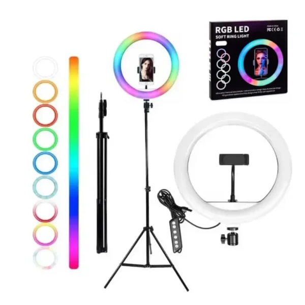 Ring Light LED RGB MJ36 Avec Trépieds